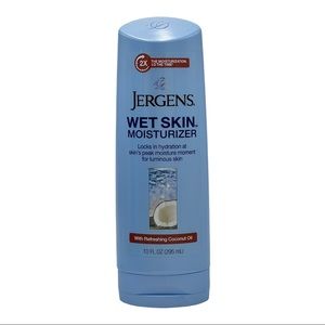 Jergens Wet Skin Moisturizer Refreshing Coconut Oil 10 oz for Softens Dry Skin